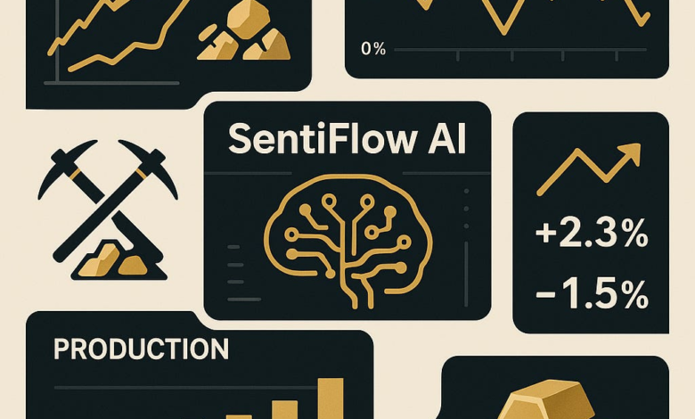 When SentiFlow Spotted What Wall Street Missed: The Gold Mining Paradox | by Ryan Nguyen | Sep, 2025