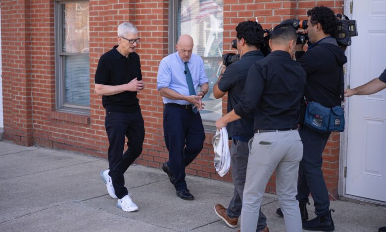 Tim Cook says Apple’s manufacturing expansion across the U.S. will create a ‘domino effect’