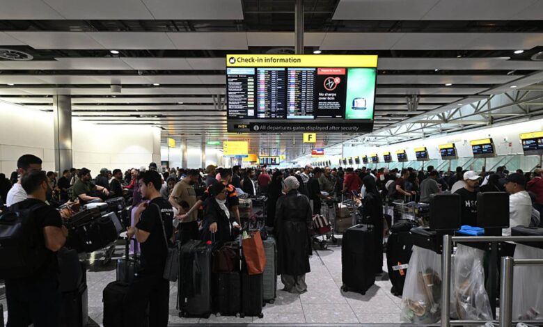European airports cyberattack