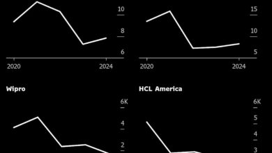 Indian Tech Stocks Lose  Billion in Market Value on H-1B Hike