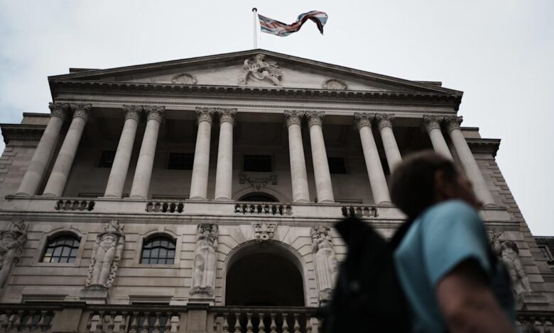 Bank of England slows rate it sells off government bonds