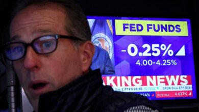 Stocks Hit Fresh Record High, US Yields Rise After Fed Rate Cut