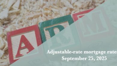 Current ARM mortgage rates report for Sept. 25, 2025