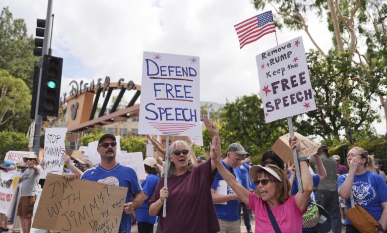 Kimmel’s future hangs in balance after ABC suspends his late-night show