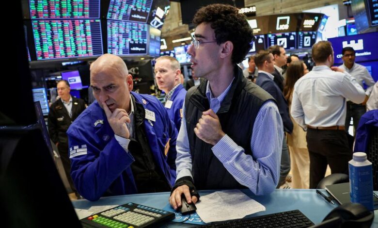 Stocks pressured by Fed rate cut doubts, new Trump tariffs Stocks pressured by Fed rate cut doubts, new Trump tariffs