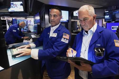 Stocks head for more records on Wall Street, led by tech gains Stocks head for more records on Wall Street, led by tech gains