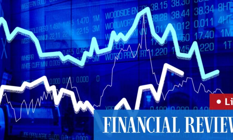 ASX falls; gold breaks through $US4000 per ounce barries