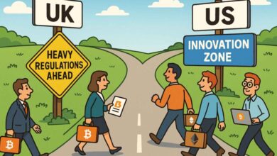 UK Loses Crypto Hub Status as Builders Look to the US