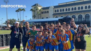 The Valencia CF Infantil team takes third place in LaLiga FC Futures International