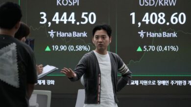 Wall Street sets more records, but bond yields drop following discouraging data on the job market | National News