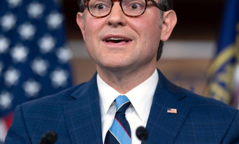 Mike Johnson attracts publicity during government shutdown | National Politics