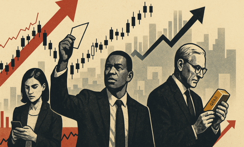 Bullion isn’t supposed to boom with stocks in a bull market