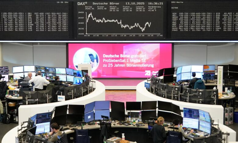 Stocks slide, gold jumps as investors shun risk