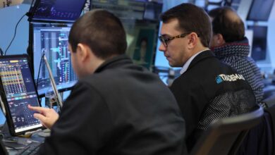 Stock Indexes Mostly Fall After Trump-Xi Trade Meeting, Powell Warning, Mixed Big Tech Results; Apple, Amazon Earnings on Tap