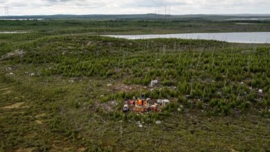 Power Metallic shakes for SGS Canada’s metallurgical studies