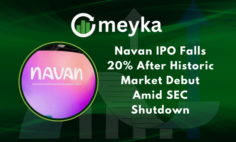 Navan IPO Falls 20% After Historic Market Debut Amid SEC Shutdown