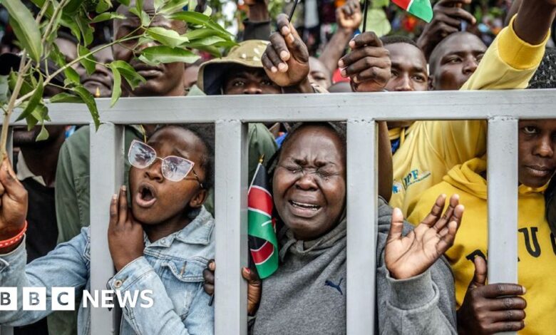 Mourners bid farewell to ex-PM Raila Odinga in his political heartland