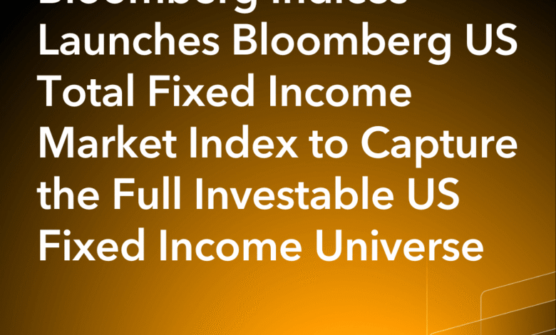Bloomberg Indices Launches Bloomberg US Total Fixed Income Market Index to Capture the Full Investable US Fixed Income Universe | Insights