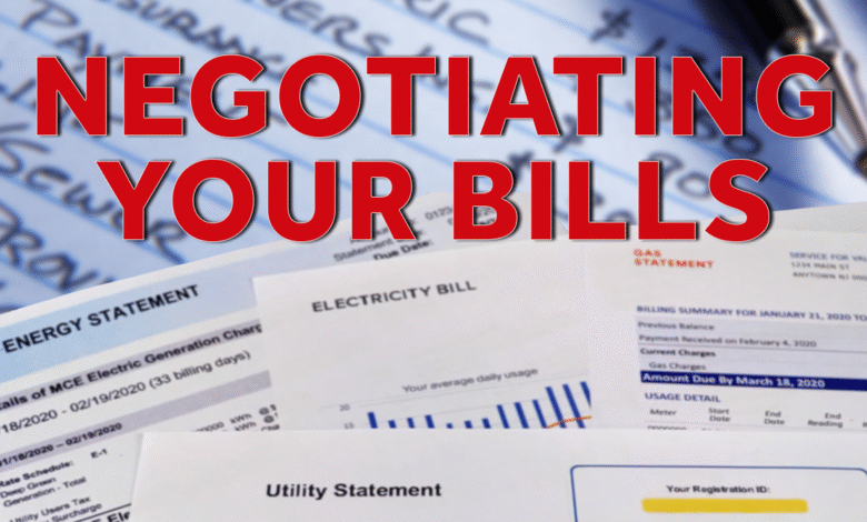 Start with your monthly bills