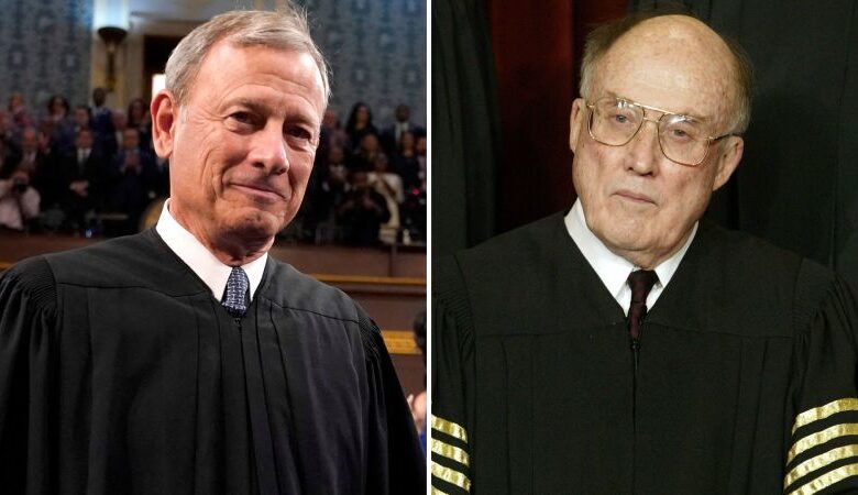 William Rehnquist, his clerk John Roberts and the Supreme Court precedent at the center of Trump’s tariffs case