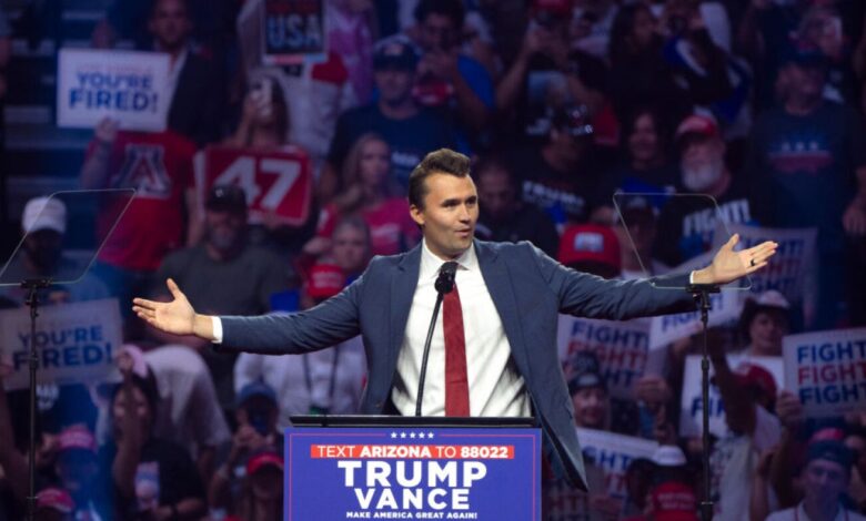 Trump gives Charlie Kirk the Medal of Freedom posthumously : NPR