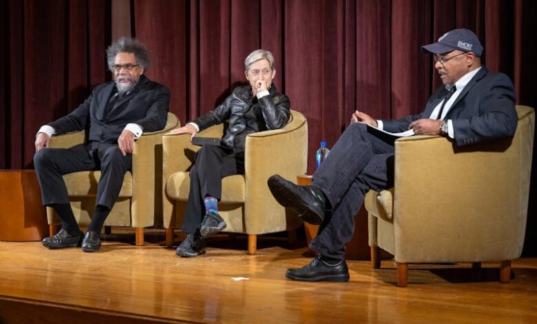 Cornel West, Judith Butler visit Emory for a ‘candid conversation’ about politics, philosophy