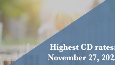 Top CD rates Nov. 27, 2025