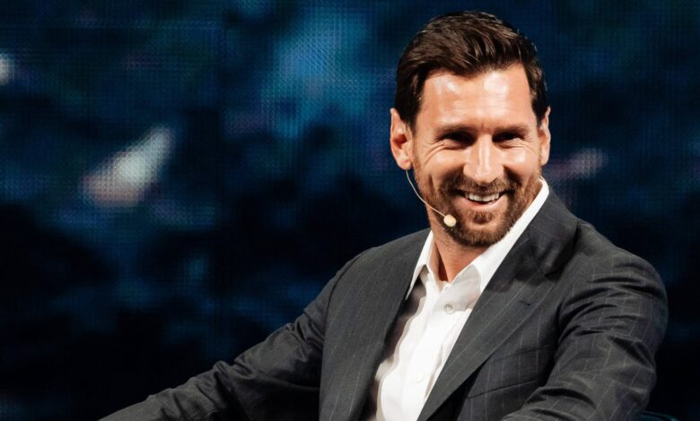 Lionel Messi’s appearance at a forum for business and politics strangely made sense