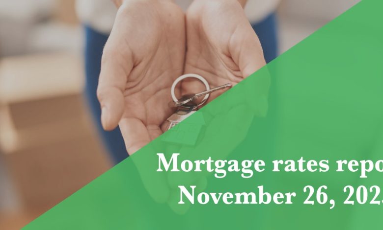 Current mortgage rates report for Nov. 26, 2025: Rates dip a little