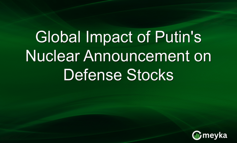 Global Impact of Putin’s Nuclear Announcement on Defense Stocks