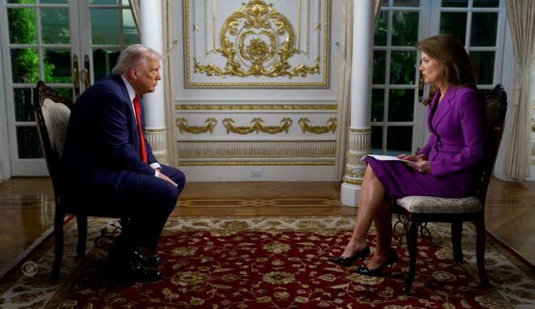 Fact check: 18 false claims Trump made on ‘60 Minutes’