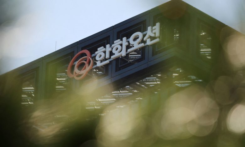 Hanwha Ocean shares jump 10% after Trump says firm to build warships for U.S. Navy