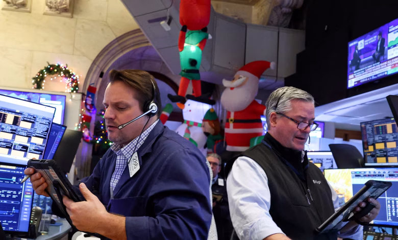 Stocks near flat a day ahead of Fed announcement; yields, dollar up slightly