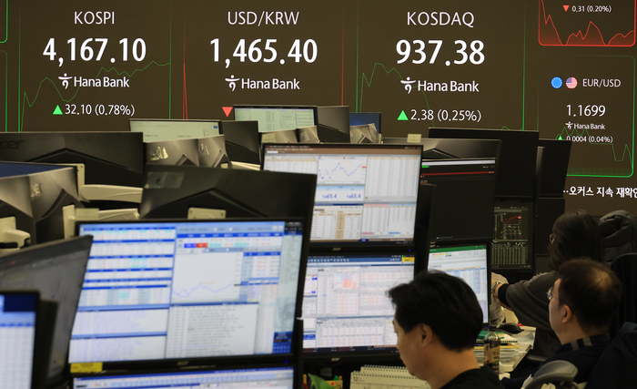 Last month, foreign investors net sold more than 13 trillion won in stocks on the local stock market..