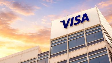 Visa stock slips with market ahead of New Year’s data and rates test