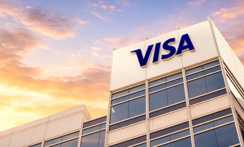Visa stock slips with market ahead of New Year’s data and rates test