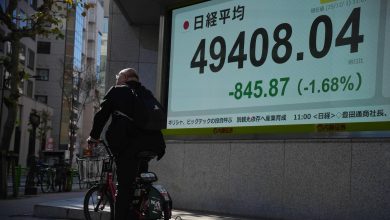 Asian shares are mixed as steady bond yields, rebound for bitcoin push US stocks higher