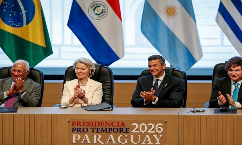 EU, South American bloc Mercosur sign trade deal