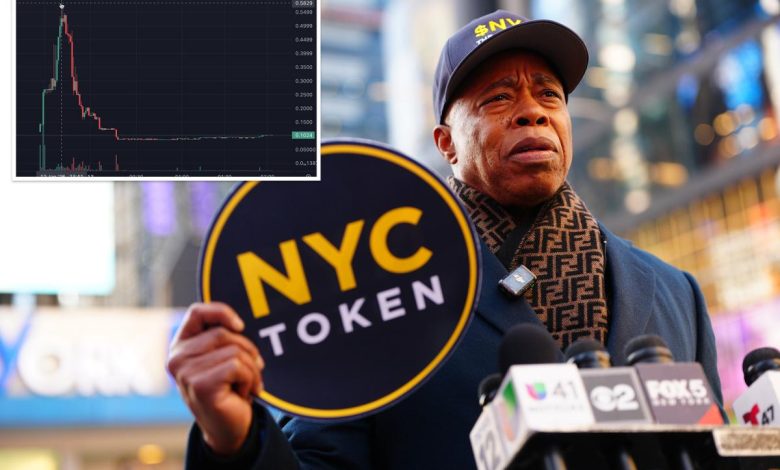 Investors call crypto coin backed by Eric Adams a scam after currency rapidly drops in value