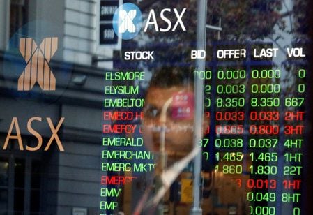 Australian shares flat as financials offset mining gains