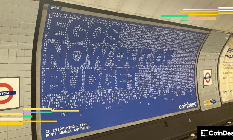 U.K. ad watchdog ASA bans Coinbase (COIN) ‘irresponsible’ crypto ads