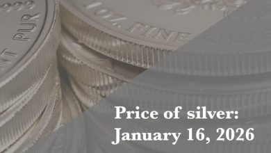 Current price of silver as of Friday, January 16, 2026