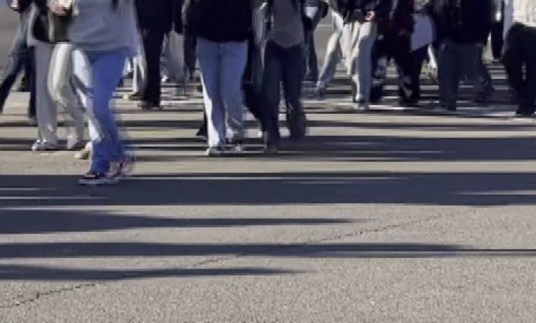 Hundreds of Grand Junction High School students walk out in political demonstration