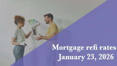 Current refi mortgage rates report for Jan. 23, 2026