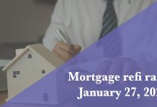 Current refi mortgage rates report for Jan. 27, 2026