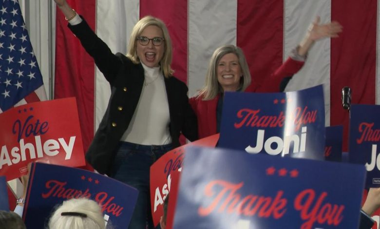 Sen. Joni Ernst, additional Iowa Republicans endorse Rep. Ashley Hinson for US Senate Sen. Joni Ernst, additional Iowa Republicans endorse Rep. Ashley Hinson for US Senate