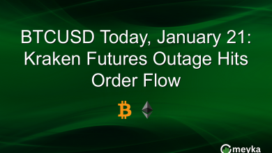 BTCUSD Today, January 21: Kraken Futures Outage Hits Order Flow