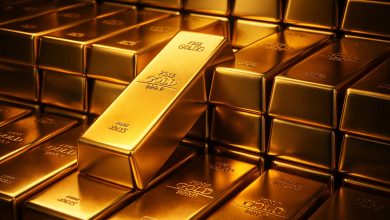 Bullion steadies near ,300 as yields rise; gold stocks firm after the bell