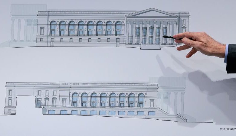 Commission voting on White House East Wing concept has few members with arts experience, little time for public comment