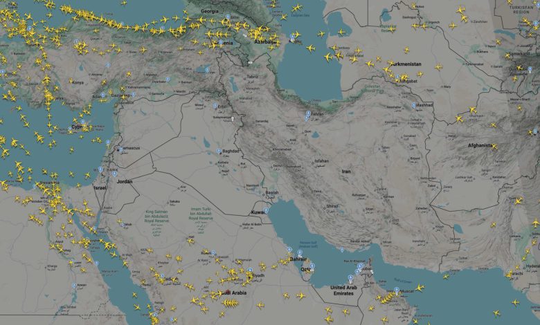 Airspace closure halts many Middle East flights after attacks Airspace closure halts many Middle East flights after attacks